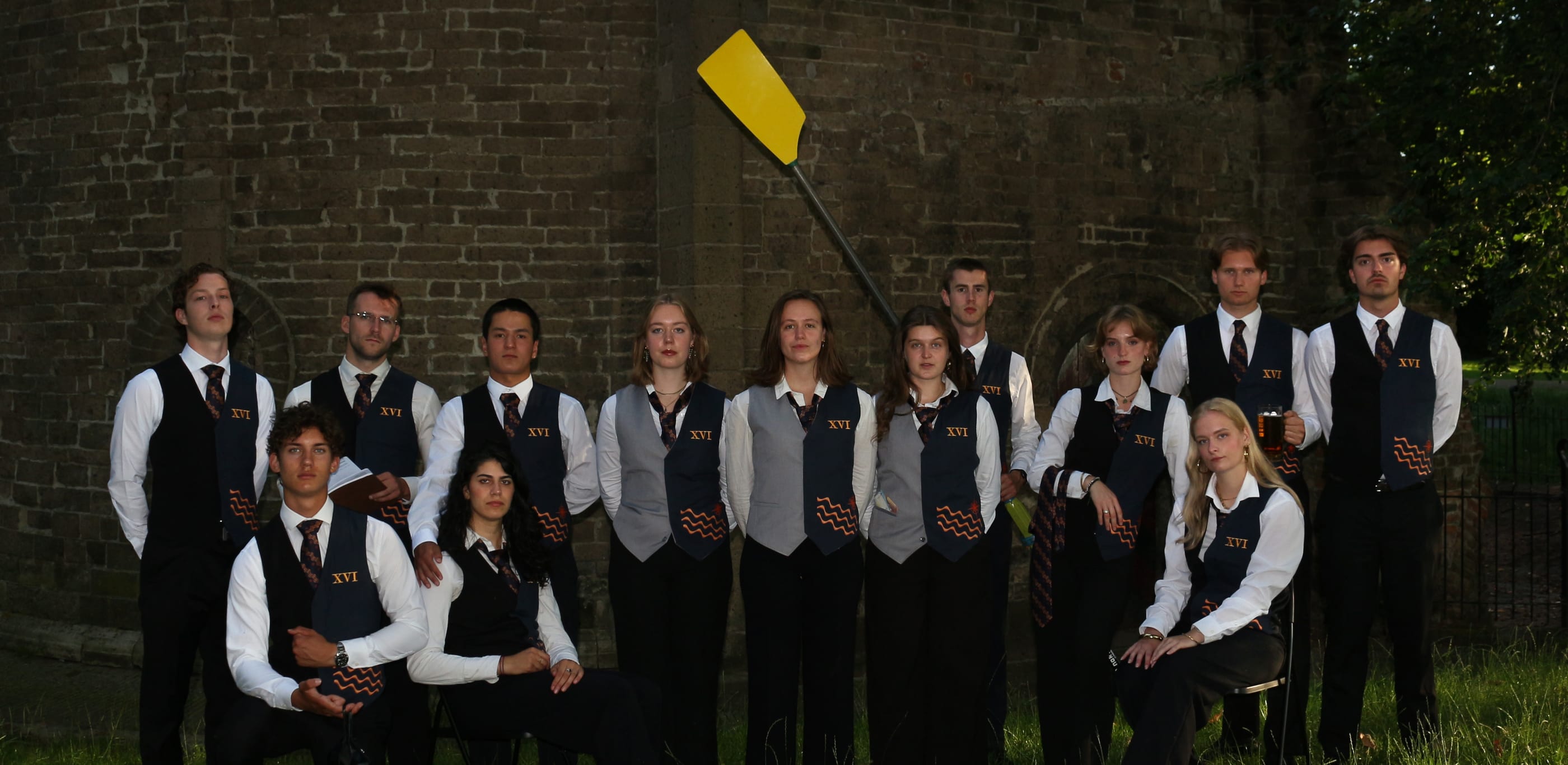 De Lustrumcommissie van het XVIe lustrum der N.S.R.V. Phocas